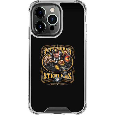 Liquid Blue NFL Pittsburgh Steelers Running Back iPhone 16 Pro Clear Case